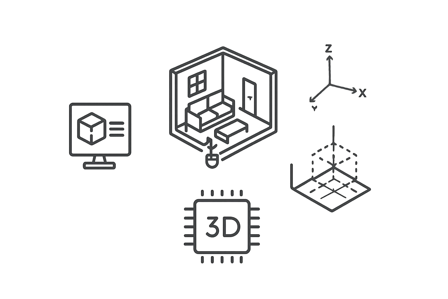 3D alapú látványterv ikon